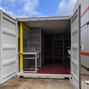 20ft werkplaatscontainers met planken β gebouwd voor duurzaamheid en prestaties
