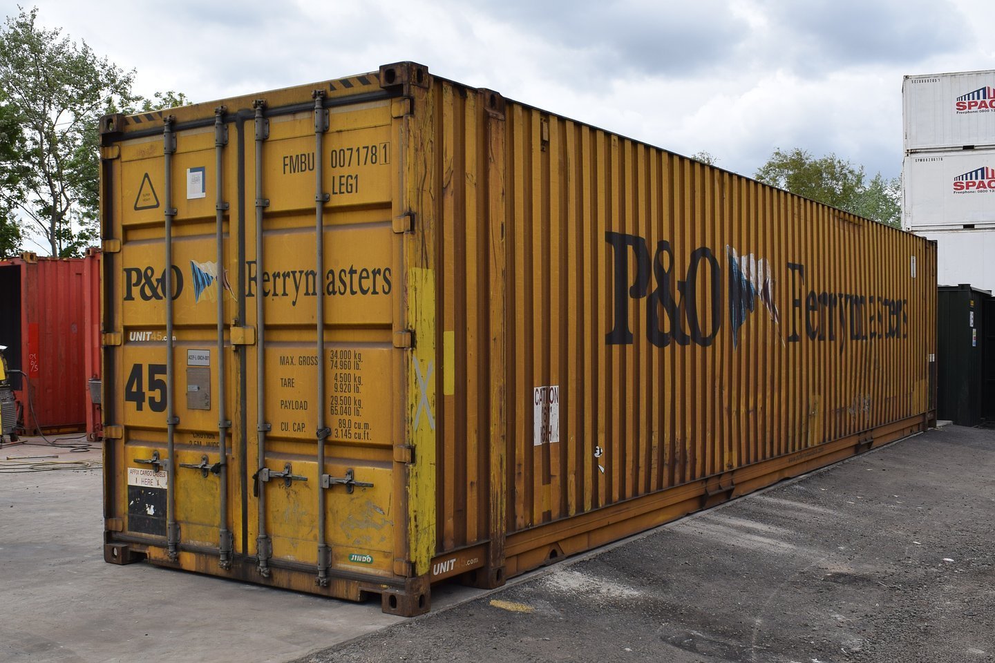 45Ft Hc Zeecontainer High Cube Wind- en Waterdicht (WWT)-Cargo Worthy (Gecertificeerd)