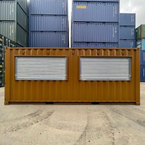 20ft geconverteerde containerbar β volledig op maat gemaakte buitenserviesunit