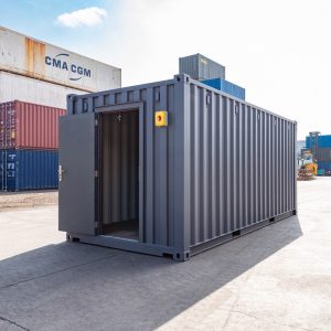 Enhanced 20ft Standard Zeecontainer – Grey Finish
