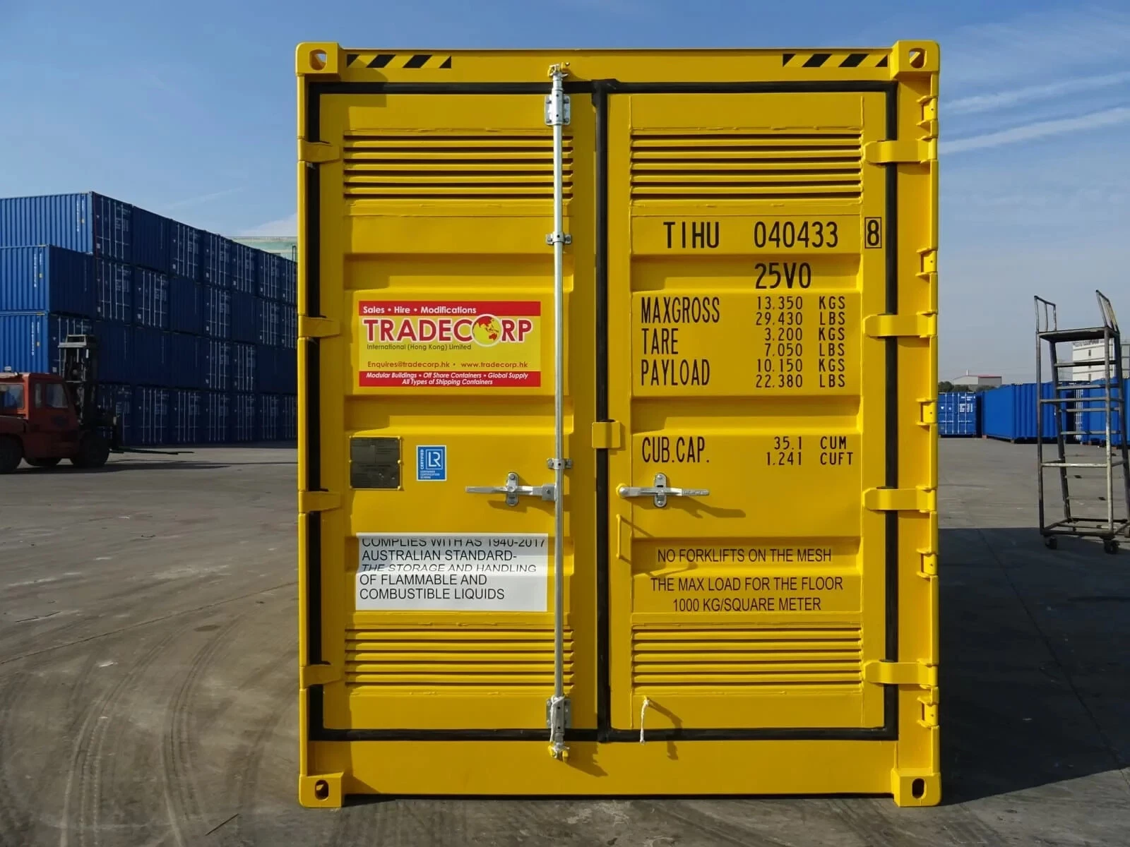 20ft dangerous goods Zeecontainer - Afbeelding 2