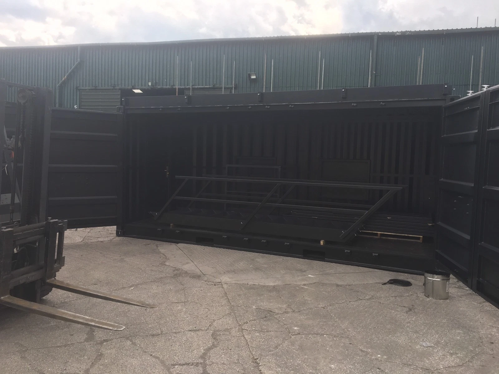 20ft Side Door One Trip Zeecontainer/ombouw/bar - Afbeelding 2