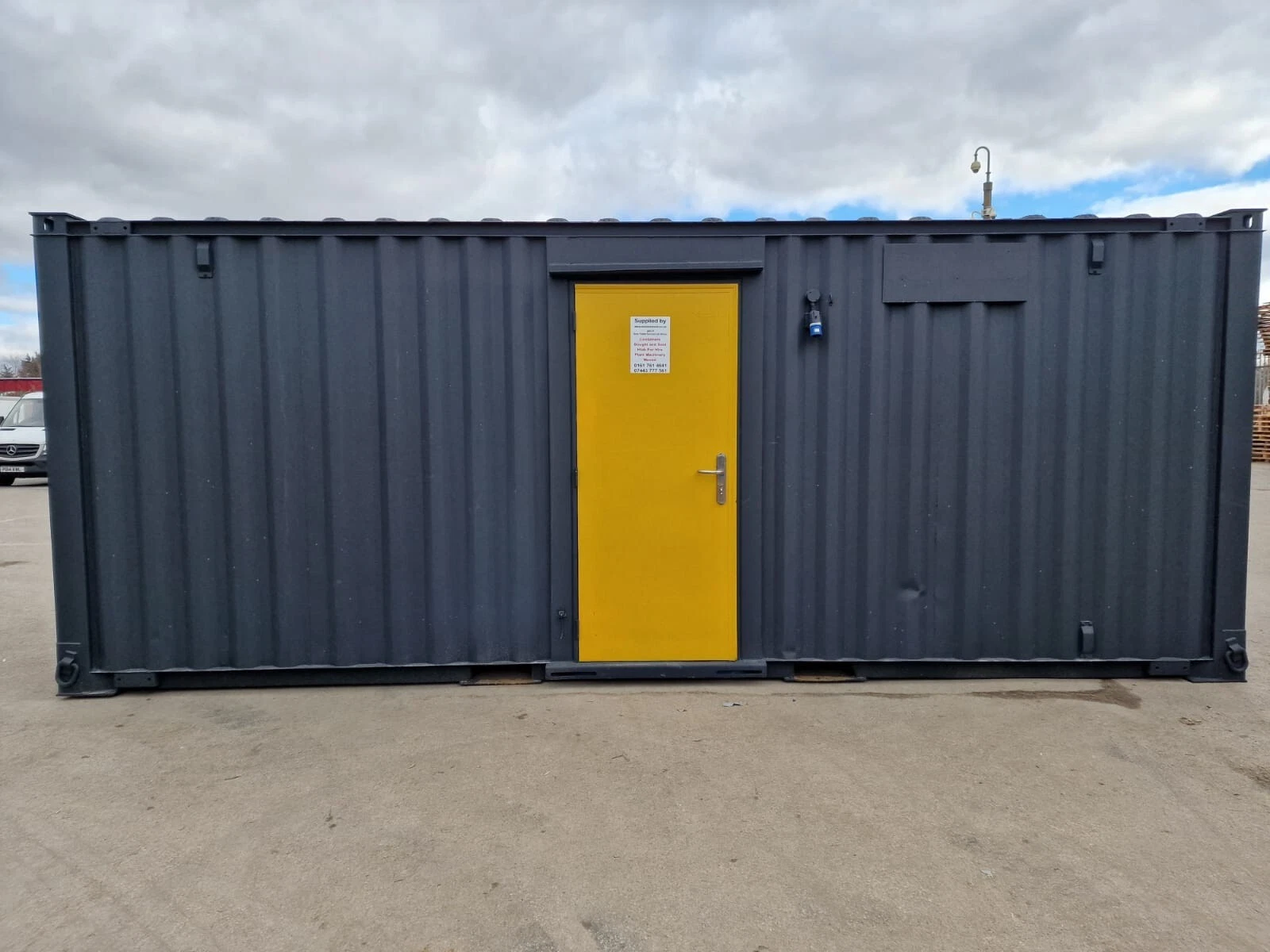 20FT X 8FT Anti Vandal Kantoorunit Canteen