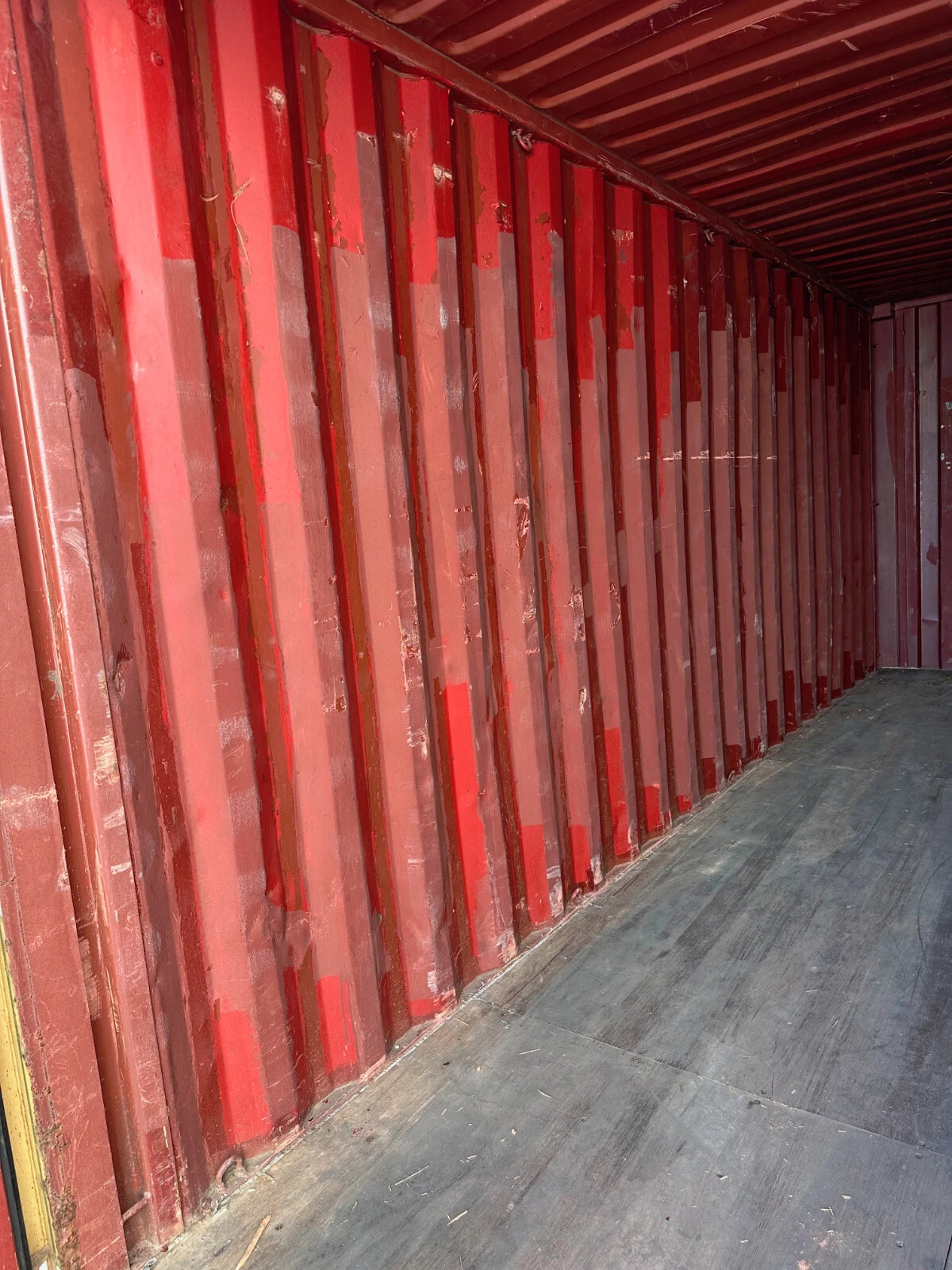 20ft Conex Shipping / Opslagcontainer – Geel/Goud – Geprijsd om te verkopen! - Afbeelding 10