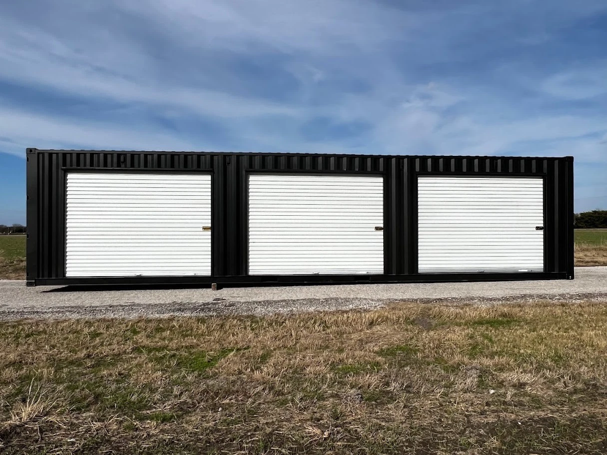 40ft Zeecontainer met 3 oprolbare zijdeuren - Afbeelding 4