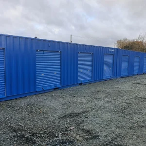 40ft containers als zelfopslagruimtes – geïsoleerd – gelaagd – premium
