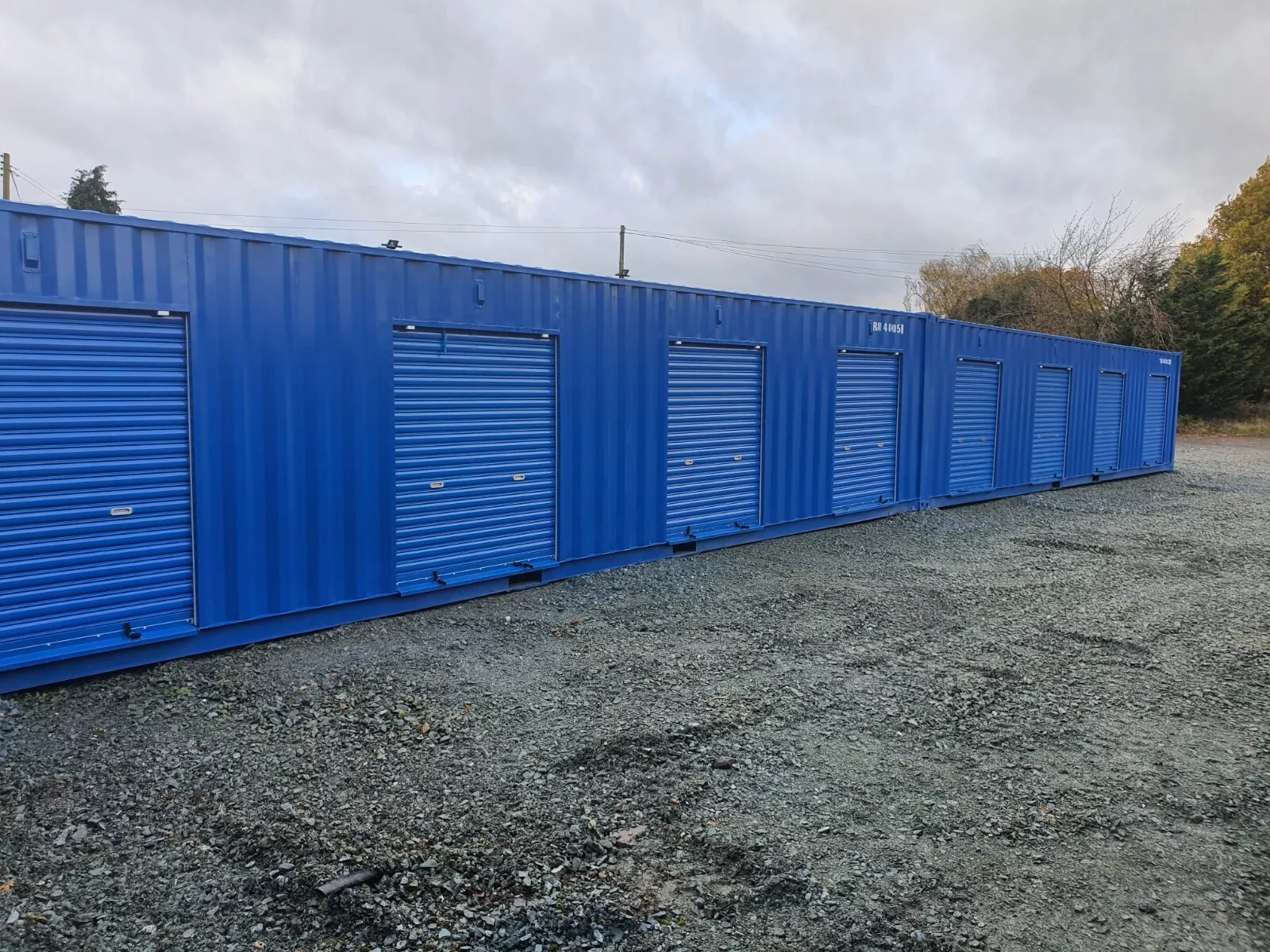 40ft containers als zelfopslagruimtes – geïsoleerd – gelaagd – premium