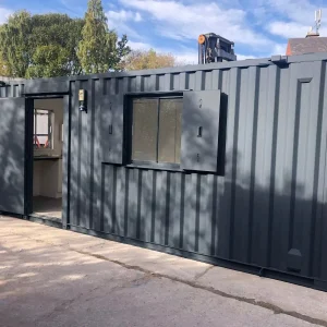 20FT X 8FT Kantoorunit/Kantine/Toilet Anti Vandalisme/ Zeecontainer