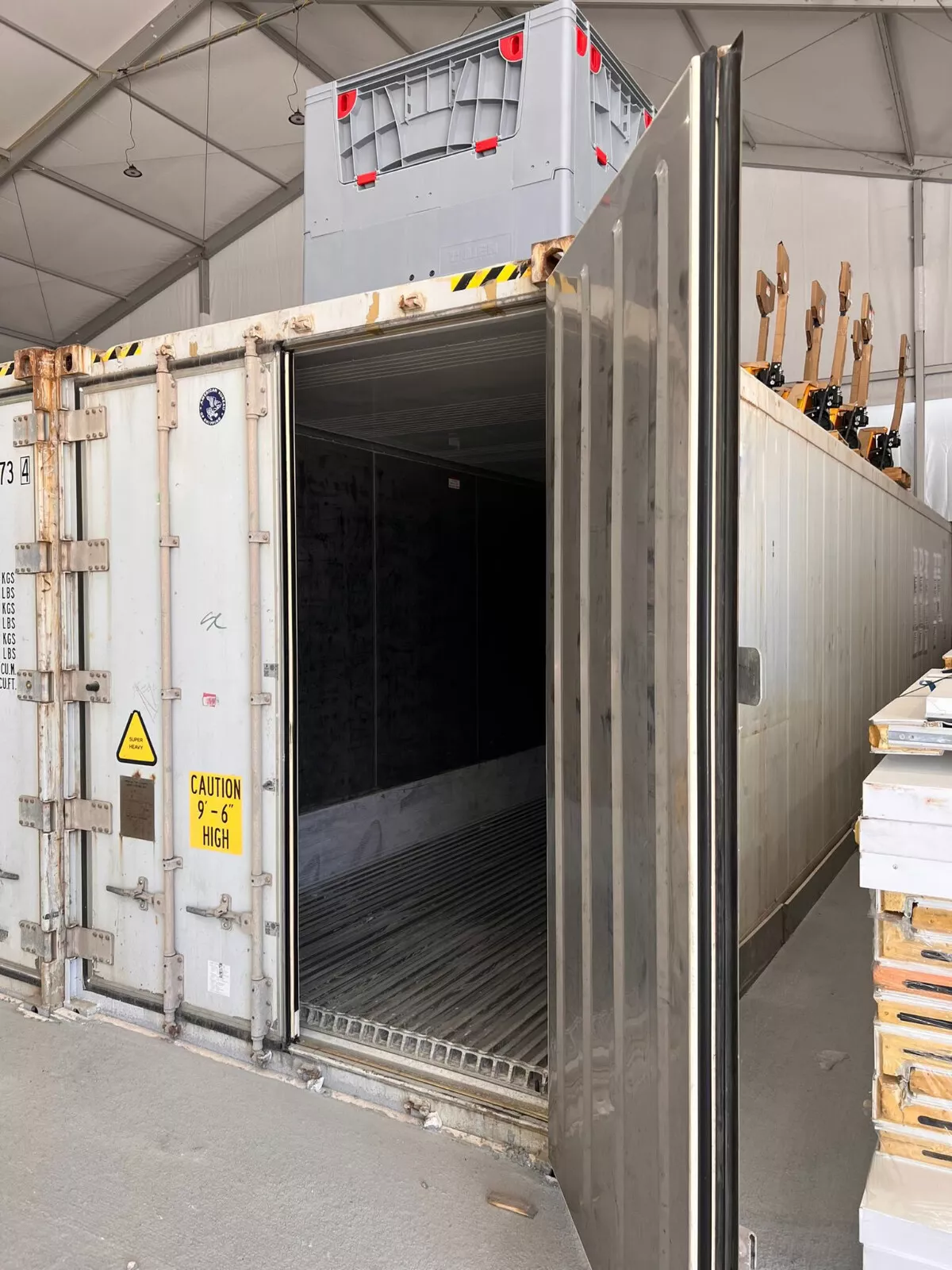 40Ft High Cube Koelcontainer Opslagcontainer Carrier Primeline YOM - Afbeelding 2