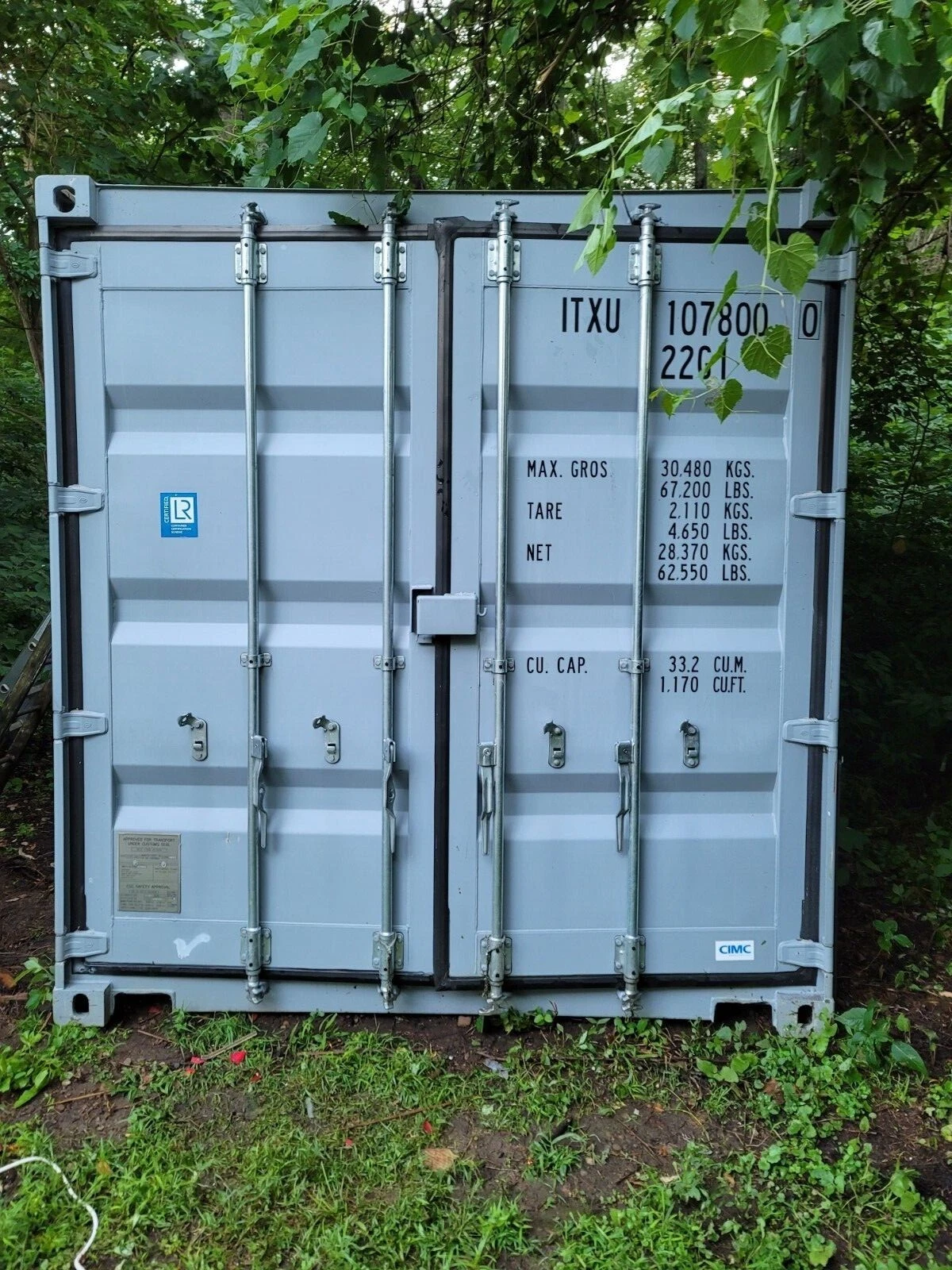 20Ft Stalen Zeecontainer/Opslagcontainer