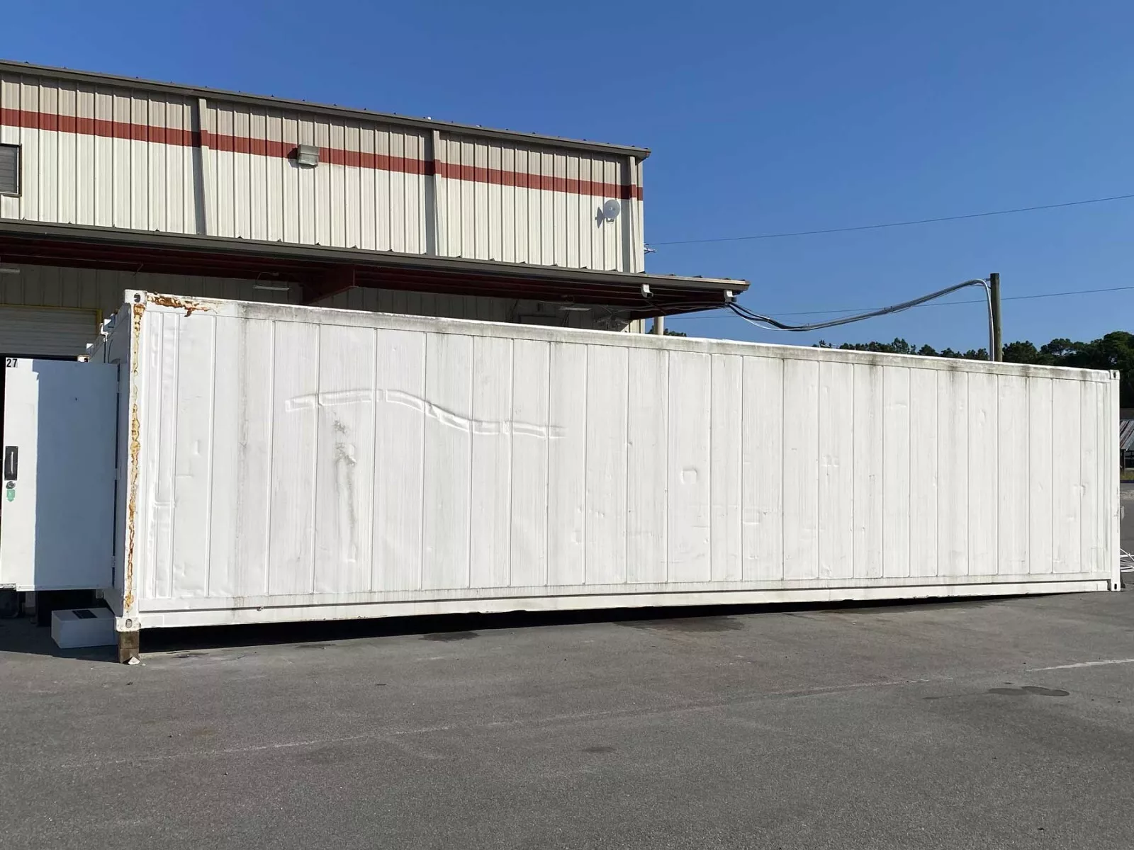 40 Foot High Cube Geïsoleerde Zeecontainer met 5 Ton Bard HVAC - Afbeelding 3