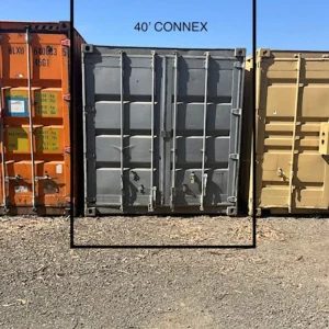 40ft Cargo Double Doors Container 40′ x 8′ x 8′ 6″ (Foto's van daadwerkelijke container)