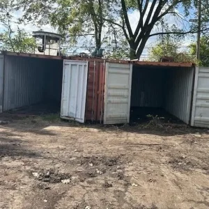 20 verzend- en opslagcontainers – 8 eenheden beschikbaar