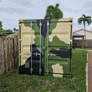 20ft Camouflage Opslagcontainer – Wind & Water Tight