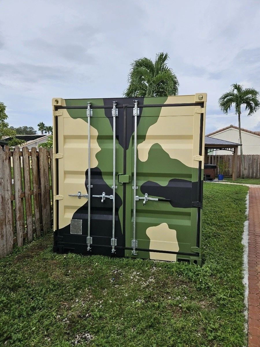 20ft Camouflage Opslagcontainer – Wind & Water Tight